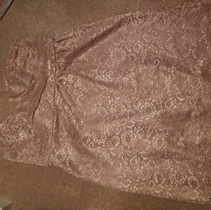 Champagne short formal dress